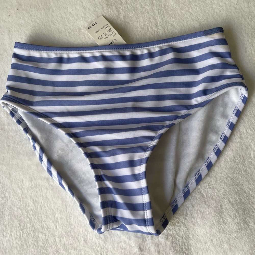 Stripes Bikini Bottom (Size LARGE)